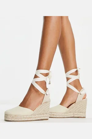 Schuh Venus closed toe wedge espadrilles in natural