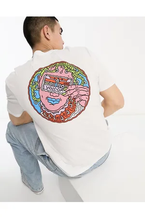 Volcom Connected minds back print t-shirt in