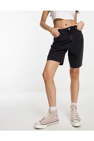 New Look Longline denim shorts in