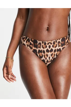 NA-KD Sporty bikini briefs in leopard print