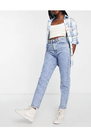 Pull&Bear High waisted mom jean in light