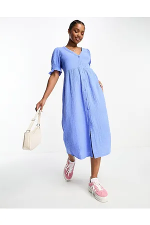 Monki Tiered maxi dress in