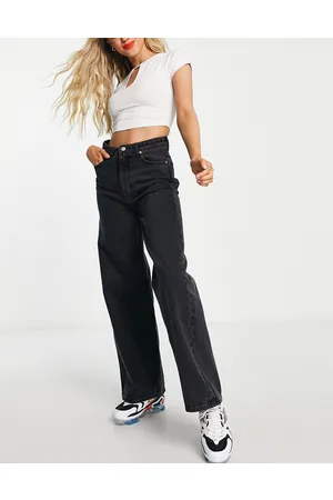 Weekday Ace high waist wide leg jeans in vintage