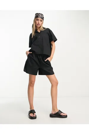 Urban classics Co-ord linen blend shorts in