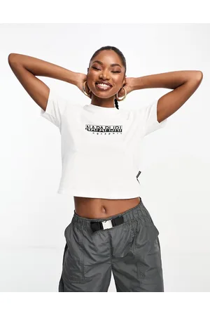 Napapijri Box logo baby tee in