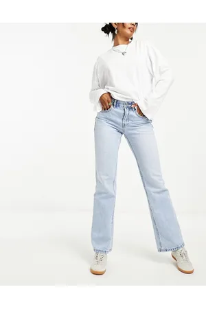 Stradivarius STR straight leg jean in light
