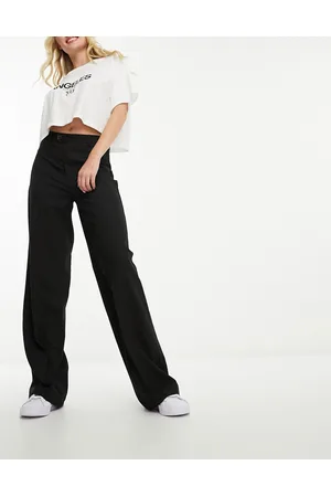 Stradivarius Tailored straight leg trouser in