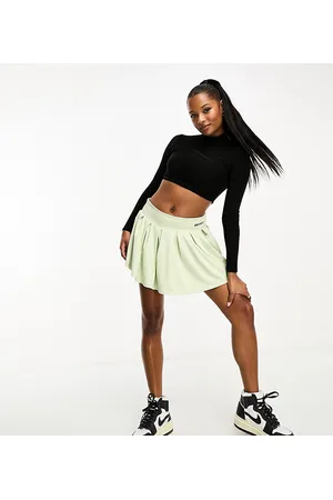 Urban Threads Petite Pleated tennis skorts in mint