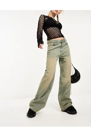 Stradivarius STR baggy jean in vintage wash