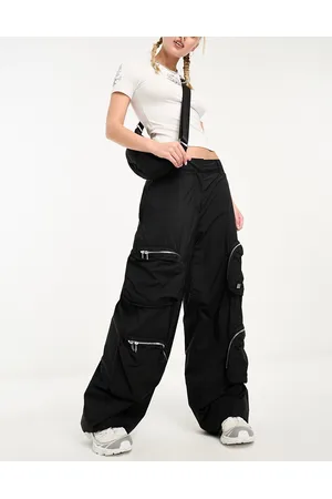HUGO BOSS HUGO Harameri wide leg cargo trousers in