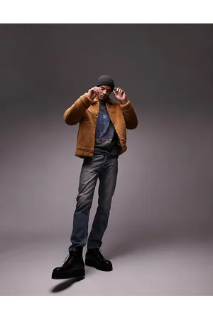 Topman Faux fur western jacket in