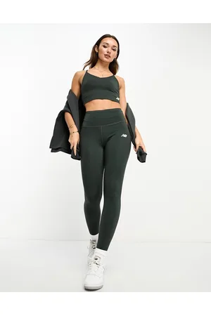 New Balance Linear Heritage high waisted leggings in washed