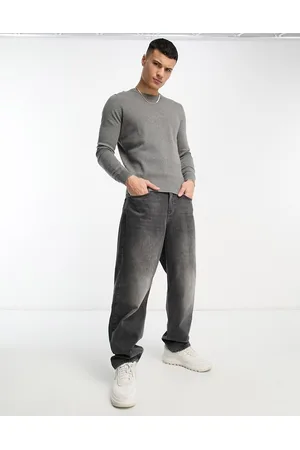 Ben Sherman Texture front crew neck jumper