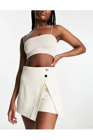 Stradivarius Wrap skort in