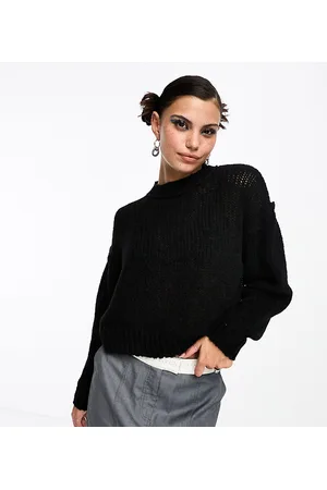 COLLUSION Knitted crew neck jumper in