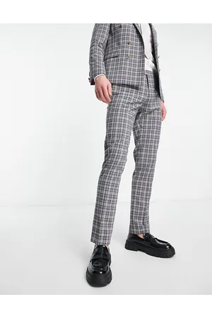 Twisted Tailor Mepstead suit trousers in prince of wales check