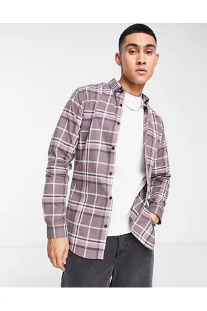 River Island Long sleeve check shirt in
