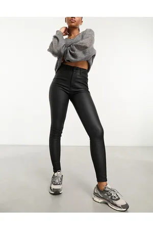 New Look Coated skinny jeans in