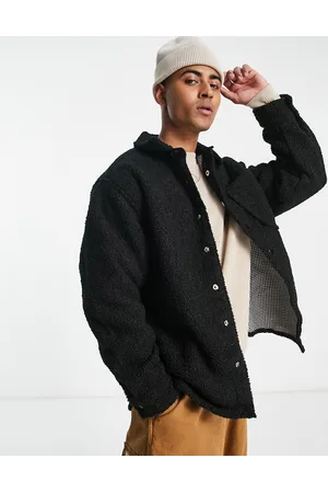 River Island Borg overshirt in
