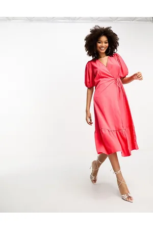 Y.A.S Midi wrap dress in