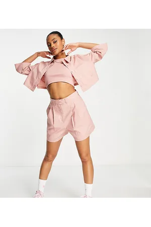 Reebok High waisted tailored shorts in - exclusive to ASOS