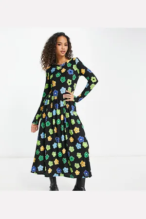 JDY Exclusive maxi dress in daisy print
