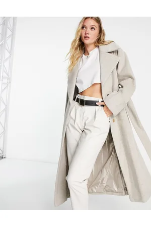 River Island Belted coat in beige