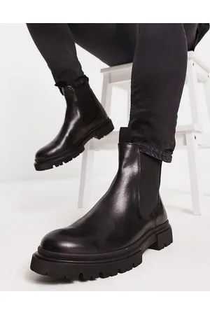 Schuh Duke chunky chelsea boots in leather
