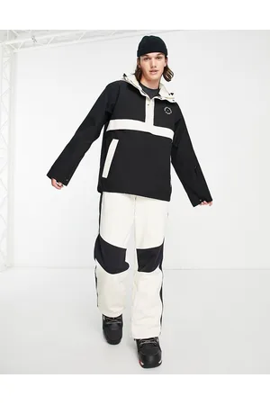 South Beach Ski over head jacket in monochrome