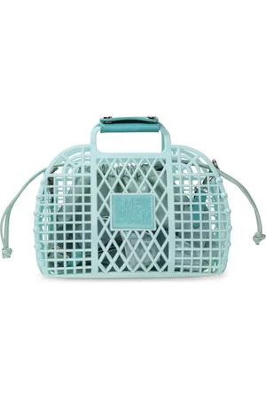Steve Madden Bscreen basket bag with cross body strap in mint
