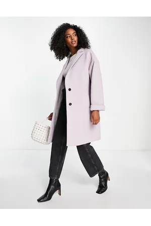 Gianni Feraud Olive turnback cuff coat in lilac