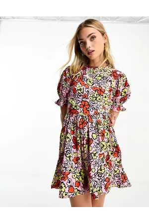 Influence Mini dress in bold floral print