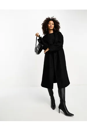 Y.A.S Formal double breasted maxi coat in