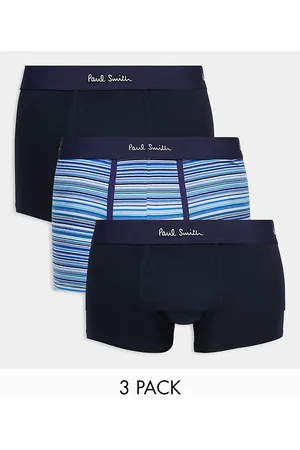 Paul Smith 3 pack trunks in and blue
