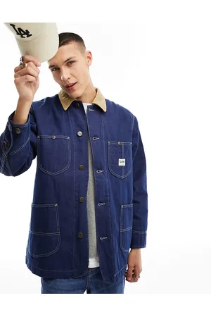 Lee Loose loco denim workwear jacket in rinse dark wash