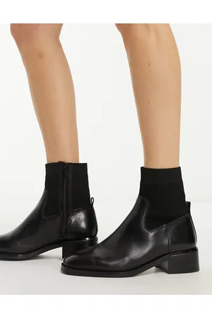 Aldo Kilcooly knitted ankle boots in leather