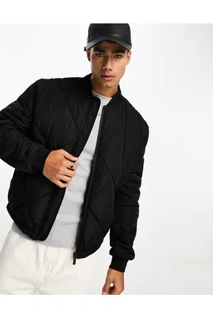 Calvin Klein Signature quilted bomber jacket in