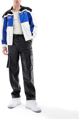 Pull&Bear PU trouser in
