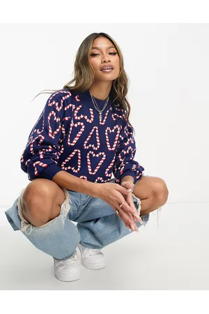 Threadbare Christmas high neck jumper in