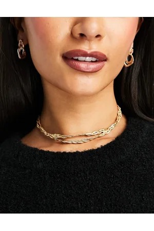 Accessorize Plaited layered necklace in