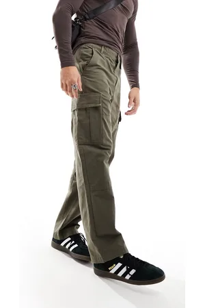 Weekday Joel relaxed fit cargo trousers in khaki