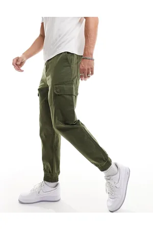 New Look Cargo trouser in dark khaki