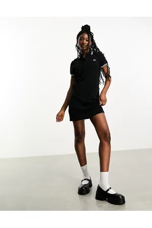 Fred Perry Twin tipped polo shirt dress in