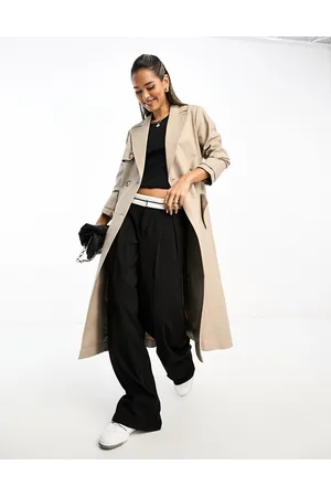 River Island Classic trench coat in beige