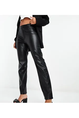 Stradivarius Faux leather skinny trouser in