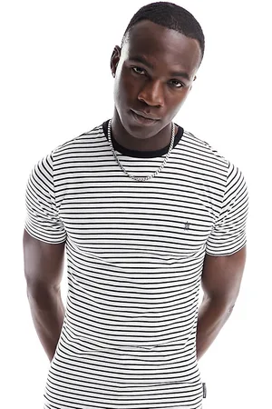French Connection Tall feeder stripe t-shirt in & navy