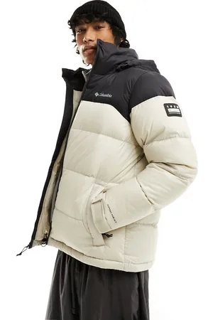 Columbia Bulo Point II packable down puffer jacket in stone
