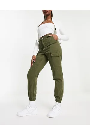 New Look Cargo trouser in dark khaki