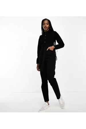 In The Style Exclusive denim boilersuit in
