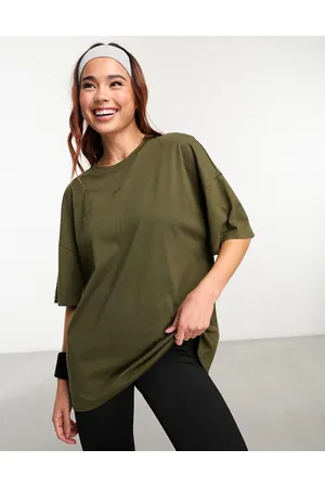 PUMA Training Evolve oversized t-shirt in khaki